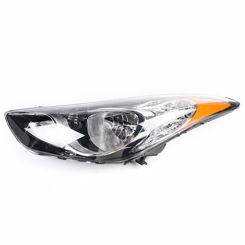 NEW BLACK Housing Headlight Headlamp Driver Side Left LH FOR 11-13 ELANTRA 92101-3Y000